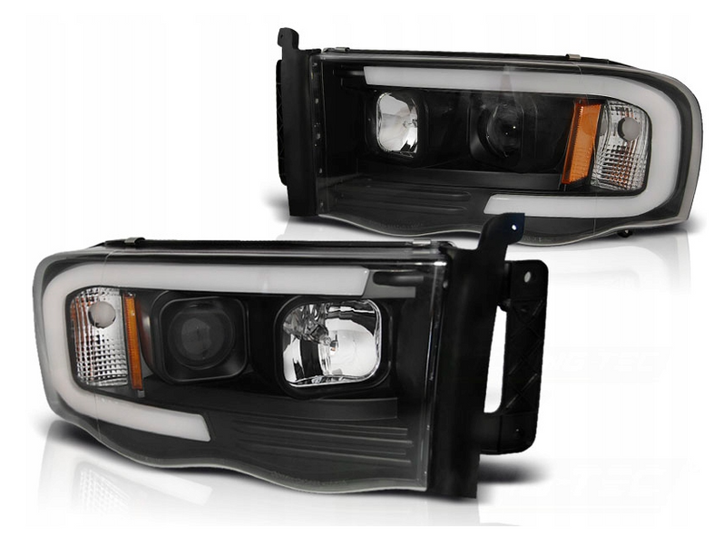 REFLEKTORY DODGE RAM 02-06R LED TUBE LIGHT BLACK zdjęcie 2