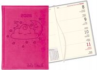 Kalendarz A6 2026 TYGODNIOWY TERMINARZ z grawerem prezent TWÓJ NAPIS