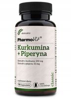 PHARMOVIT KURKUMINA standaryzowana kurkuma PIPERYNA