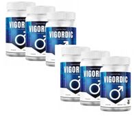 6x Vigordic : Ekstrakt z Buzdyganka, Palmy Sabałowej, L-arginina i Inne