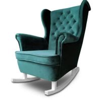 Nowoczesny Fotel Uszak bujany. Szeroka gama dostępnych kolorów