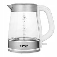 Czajnik elektryczny szklany Raven EC027B 1,7L 2200W podświetlany