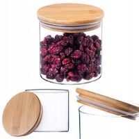 KADAX Pojemnik Szklany Przyprawy Sypkie Z Pokrywką Słoik 680ml