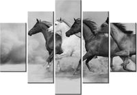 105CM 150CM OBRAZ 5 ELEM STADO BURZY PIASKOWEJ DRUK