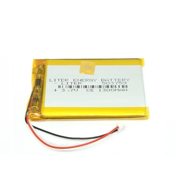 Akumulator Li-Poly 1300mAh 3.7V NTC JST 503759 zdjęcie 1