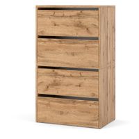 Szafka Na Buty Uchylna Półka Regał Obuwie Przedpokój Stojak Drewniana Wotan