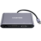 canyon hub ds-14 8 w 1 4k usb-c szary
