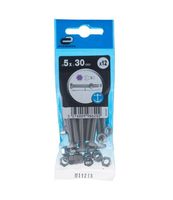 Śruba 5x30mm metryczny skok gwintu 12 szt. łeb 6-kątny fra