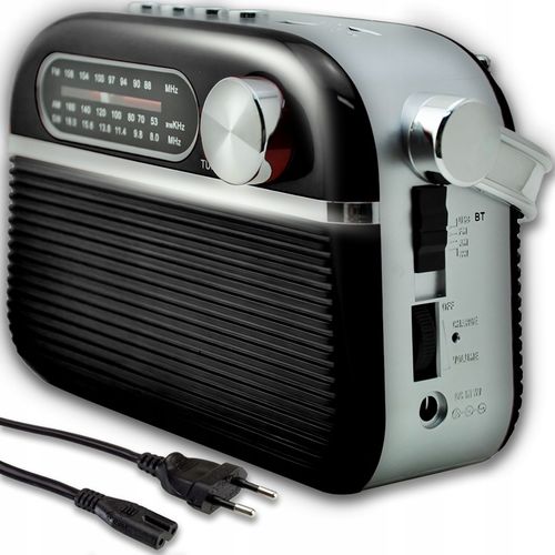 RADIO KUCHENNE RETRO PRZENOŚNE SIECIOWE NA BATERIE STROJENIE FM AM na Arena.pl