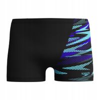 Bokserki pływackie męskie Speedo HyperBoom V-Cut Aquashort black/cobalt 30