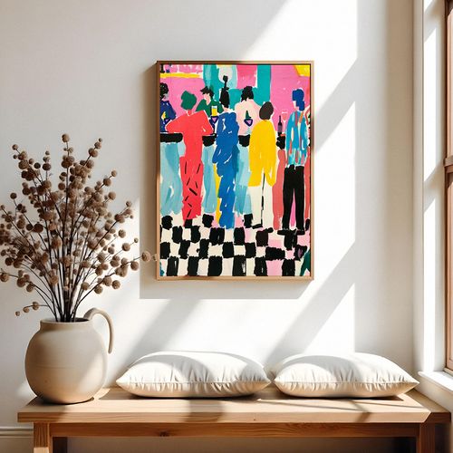 Plakat ilustracja kawiarnia 61x91 cm na Arena.pl