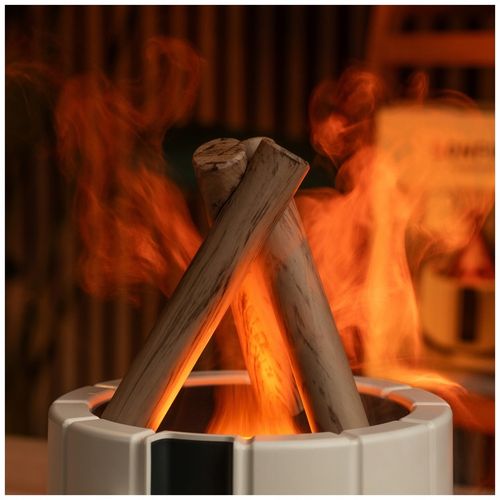 NAWILŻACZ POWIETRZA DYFUZOR LAMPKA NOCNA EFEKT PŁOMIENIA KOMINEK na Arena.pl