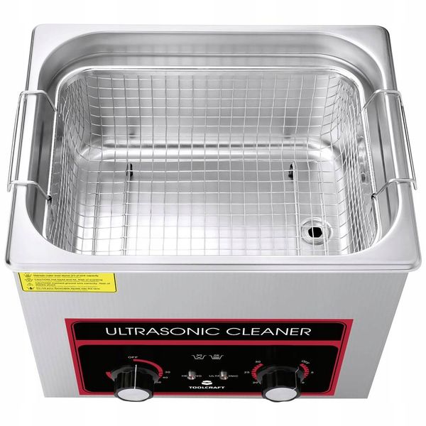 Profesjonalna MYJKA ultradźwiękowa WANNA 10L stal nierdzewna reg temp czas zdjęcie 2