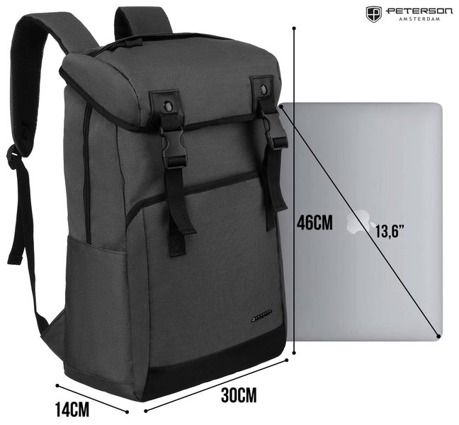 plecak ptn 77713-6715 gray zdjęcie 2