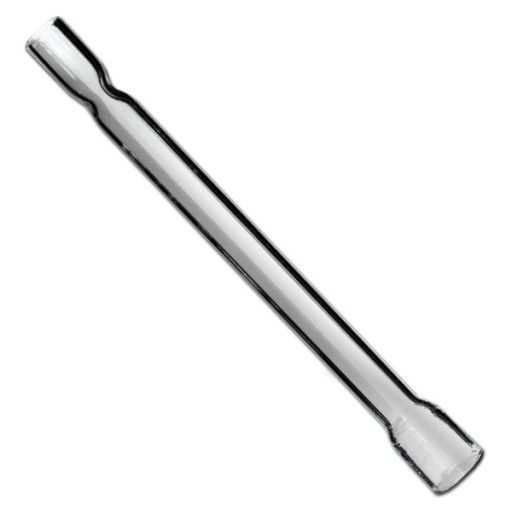 Lufka szklana prosta 8 cm do palenia zdjęcie 1