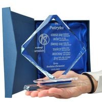 PREZENT URODZINY ROCZNICA ŚLUBU 1-99 LAT Statuetka urodziny ślub rodzice