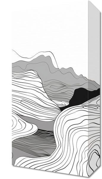 Obraz 20x40cm Geometryczne Wzniesienia zdjęcie 1