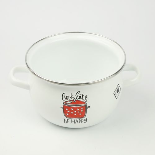 ZESTAW 4 GARNKÓW EMALIOWANYCH Z POKRYWAMI TRADYCYJNE GARNKI EMALIOWANE na Arena.pl