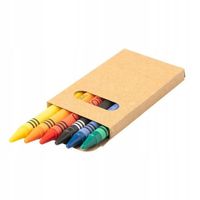 ZESTAW KREDEK WOSKOWYCH 9 CM 6 KOLORÓW 25 OPAKOWAŃ