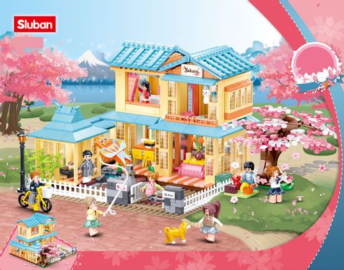 KLOCKI SLUBAN dla dziewczynek Duzy dom XXL w górach 1029 - B1017 na Arena.pl