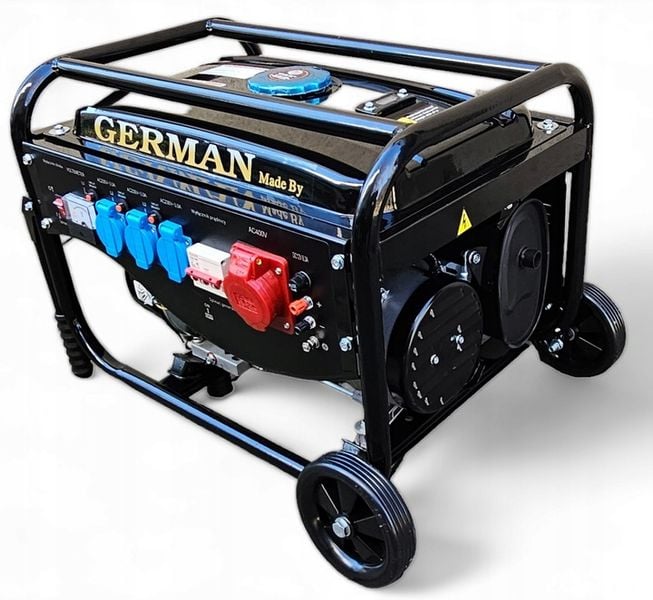 AGREGAT PRĄDOTWÓRCZY A8 5,2kW KOŁA MIEDŹ prądu AVR+ MIEDZIANY STOJAN GERMAN zdjęcie 15