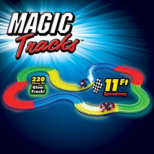 Magic Tracks Tor wyścigowy i Autko 3 LED na Arena.pl