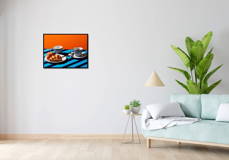 Plakat 65x50cm Croissanty zdjęcie 4
