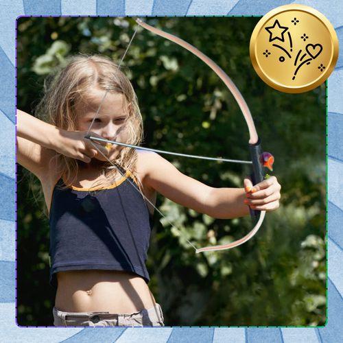 zestaw łucznika łuk dla dzieci 3 strzały z przyssawkami 61 cm na Arena.pl