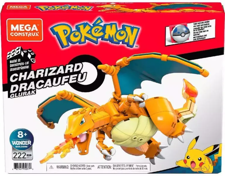 Mega Construx. GWY77 Pokemony. Charizard zdjęcie 1