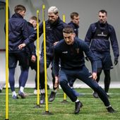 10x laska treningowa 1,6 m żółty r.