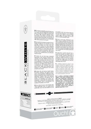 Breathable Ball Gag - With Bonded Leather Straps na Arena.pl