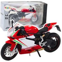 ND24_22621 Motocykl Sportowy Metalowy Czerwono Bi