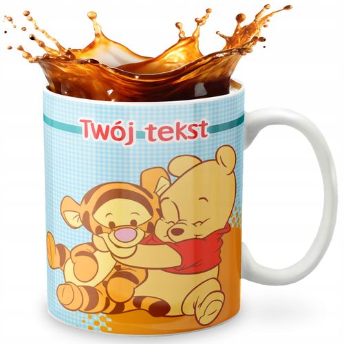 KUBEK 330ml GRAFIKA PREZENT ŚWIĘTA WZÓR - BAJKA KUBUŚ PUCHATEK + IMIĘ na Arena.pl