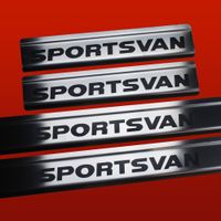 Listwa progowa VOLKSWAGEN GOLF SPORTSVAN Stal nierdzewna 304 mat 4szt