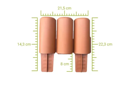 Palisada Rollborder 2,15 mb terakota (ceglasty) na Arena.pl