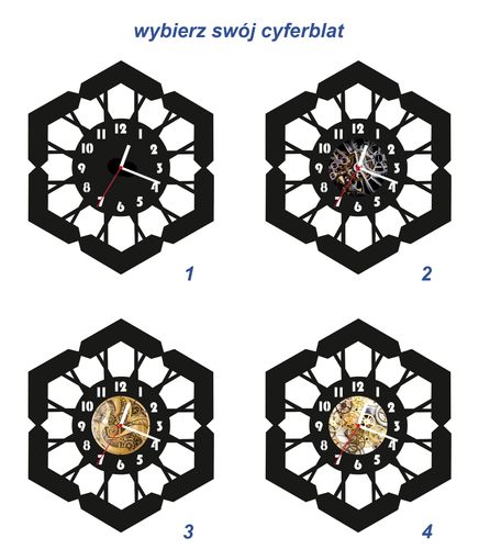 ZEGAR ŚCIENNY RETRO 58cm XXL 135.11 na Arena.pl
