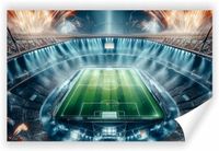 Fototapeta PREMIUM STRUKTURA ZMYWALANA NA WYMIAR stadion piłkarski