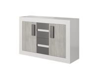 Komoda do sypialni z szufladami i półkami 145 cm komoda nowoczesna