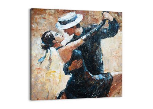 Obraz Na Płótnie - Tancerze Tango - 60X60 Cm - Ac60X60-3773 na Arena.pl