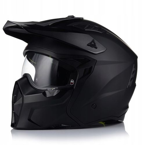 KASK MOTOCYKLOWY 4w1 VITO PREDATOR MATT ODPINANA SZCZĘKA + DASZEK + 2xSZYBA na Arena.pl