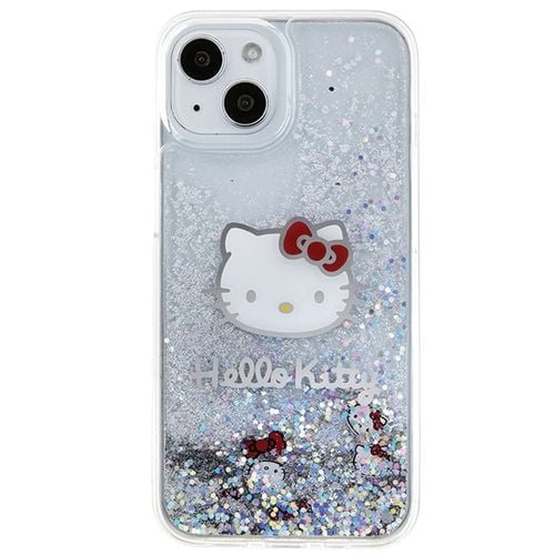 Etui Hello Kitty do iPhone 15, iPhone 14, iPhone 13, Srebrny na Arena.pl