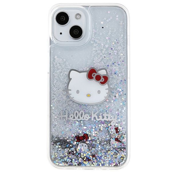 Etui Hello Kitty do iPhone 15, iPhone 14, iPhone 13, Srebrny zdjęcie 3