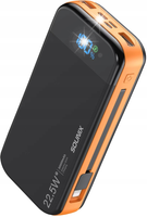 Powerbank 30000 mAh SOUNIX 22,5W QC PD 2×USB USB-C z wbudowanym kablem