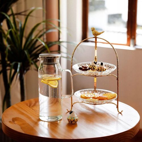 Dzbanek Szklany 1,5 L Pojemnik na WODĘ LEMONIADĘ herbatę MROŻONĄ sok Napoje na Arena.pl