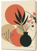 Obraz 70x100cm Wazon z Kwiatami