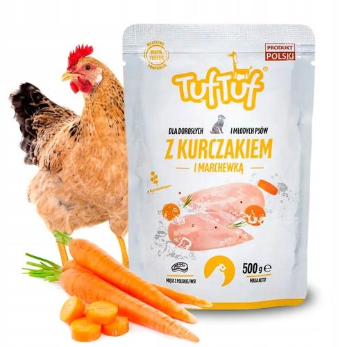 Mokra karma dla psa, saszetki 20 szt. x 500g, zestaw Tuf Tuf mix smaków na Arena.pl