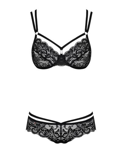 860-set-1 komplet czarny s/m obsessive na Arena.pl