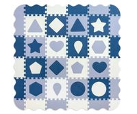 MILLY MALLY 5618 Mata piankowa puzzle Jolly 4x4 Shapes - blue