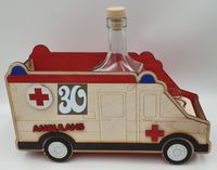 karafka ambulans + 6 kieliszków 30 urodziny