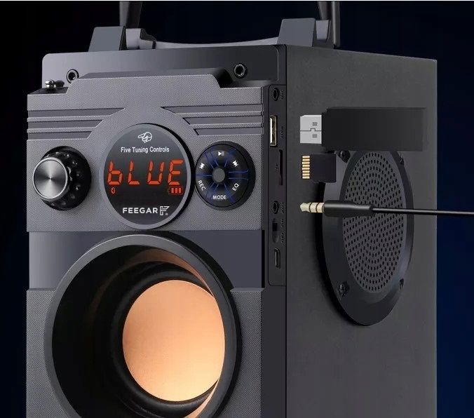 PRZENOŚNY GŁOŚNIK BLUETOOTH Feegar 4000mah RADIO zdjęcie 6